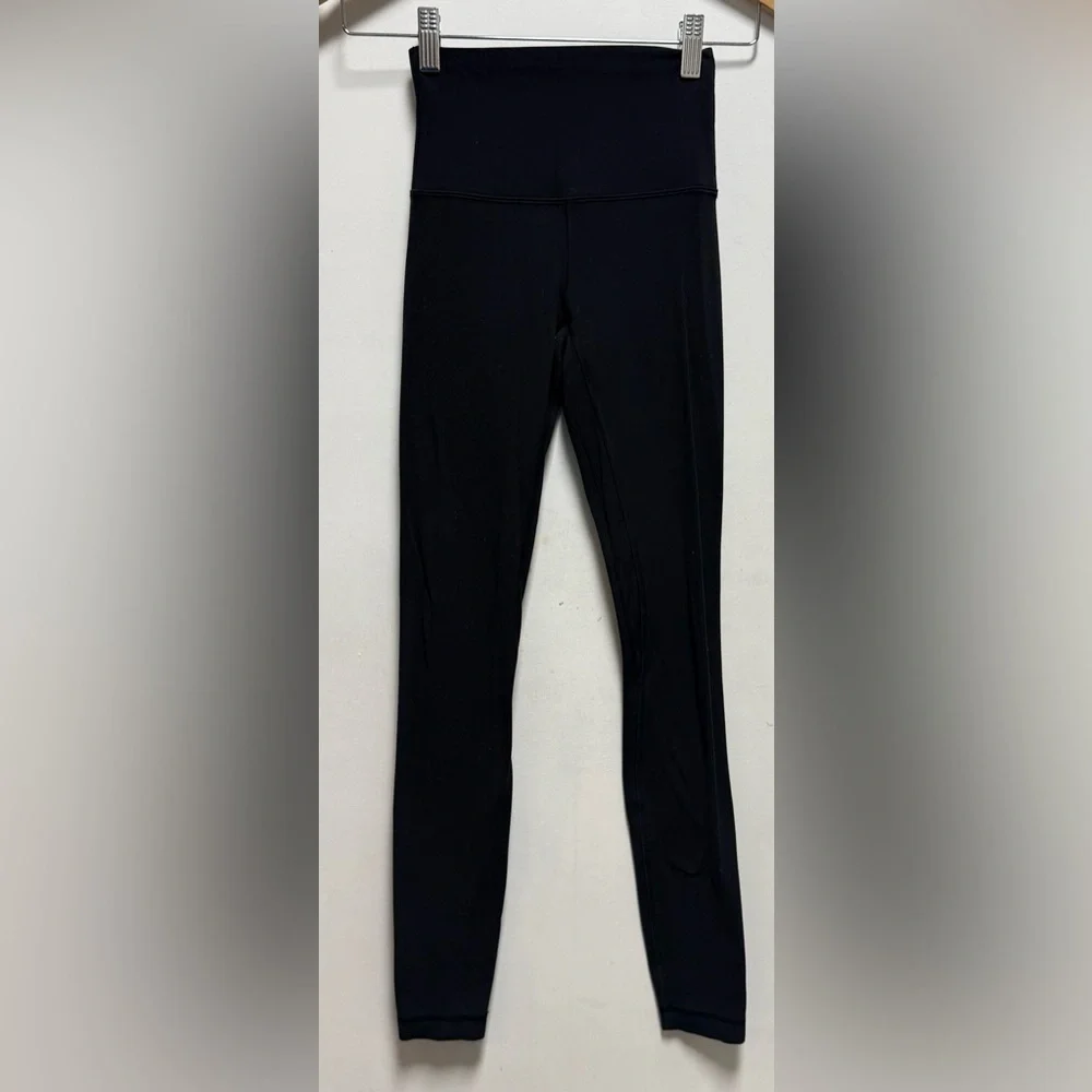 lululemon athletica High-Rise Pants in black, known for their buttery-soft Nulu